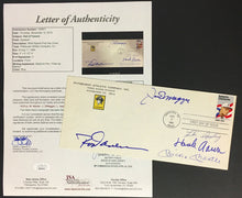 Load image into Gallery viewer, Mickey Mantle Joe Dimaggio ++ Multi Signed Pittsburgh Pirates 1st Day Cover
