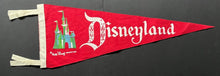 Load image into Gallery viewer, Vintage Original Disneyland Felt 24" Pennant Cinderella Image