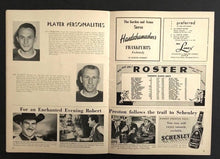 Load image into Gallery viewer, 1951 Boston Garden Hockey Program Toronto Maple Leafs vs Boston Bruins NHL