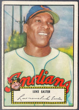Load image into Gallery viewer, 1952 Topps Baseball Luke Easter #24 Cleveland Indians MLB Trading Card Vintage