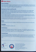 Load image into Gallery viewer, NHL Wayne Gretzky`s All Star Table Top Hockey Game Fold Out Instructions