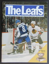 Load image into Gallery viewer, 1985 Maple Leaf Gardens NHL Program Toronto Leafs v Penguins Lemieux Rookie Year