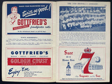 Load image into Gallery viewer, 1951 Brooklyn Dodgers New York Yankees MLB Baseball Program Signed Dick Williams