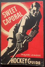 Load image into Gallery viewer, 1940/1941 NHL Hockey Guide Sweet Caporal Cigarettes Promotional Program Vintage