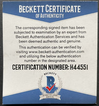 Load image into Gallery viewer, Lamar Hunt Signed Wilson NFL Football Auto Kansas City Chiefs inscribed Beckett