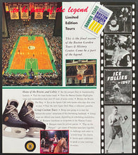 Load image into Gallery viewer, 1995 Boston Bruins vs Ottawa Senators Final Regular Season Game Lot Brochure ++