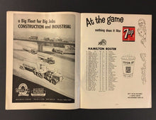 Load image into Gallery viewer, 1967 CFL Program Labour Day Classic Hamilton Ticats vs Toronto Argonauts