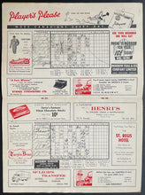 Load image into Gallery viewer, 1951 Vancouver Capilanos Western International League Baseball Program Vintage