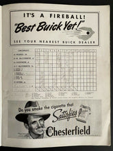 Load image into Gallery viewer, 1940 MLB Baseball World Series Program Detroit Tigers vs Cincinnati Reds Vintage
