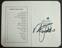 Load image into Gallery viewer, Masters Golf Champion Nick Faldo Autographed Signed Scorecard 1993 Issued