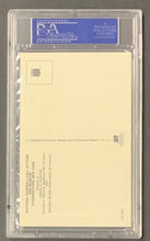 Load image into Gallery viewer, Catfish Hunter HOF MLB Baseball Signed Autographed Yellow Plaque Postcard PSA