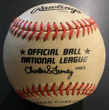 Load image into Gallery viewer, Leo Durocher Signed Chub Feeney Baseball Autographed Dodgers MLB HOFer JSA LOA