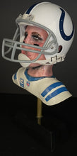 Load image into Gallery viewer, Peyton Manning Autographed Colts Mini Helmet + Bust Signed NFL Football Fanatics