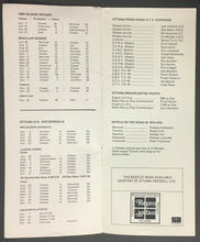 Load image into Gallery viewer, 1970 CFL Ottawa Rough Riders Press Manual Media Guide Radio Television Football