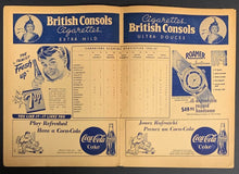 Load image into Gallery viewer, 1949 Montreal Forum NHL Hockey Program Canadiens vs Chicago Blackhawks Richard