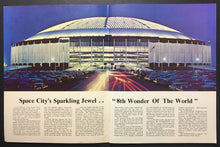 Load image into Gallery viewer, 1977 Houston Astrodome Program Many Great Events Astros Cougars MLB NCAA NFL