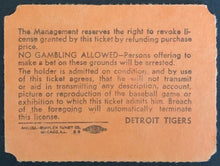 Load image into Gallery viewer, 1968 Detroit Tigers Grand Stand Ticket Stub Tiger Stadium MLB Baseball Vintage