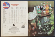 Load image into Gallery viewer, 1976 Winnipeg Arena WHA Hockey Program Jets vs San Diego Mariners Bobby Hull