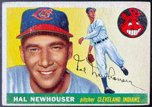 Load image into Gallery viewer, 1955 Topps Baseball #24 Hal Newhouser Cleveland Indians Vintage MLB Card