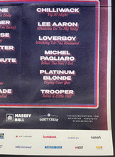 Load image into Gallery viewer, 2023 Canada's Rock Of Fame Induction Concert Massey Hall Poster Banner Handbill