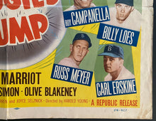 Load image into Gallery viewer, 1954 Lobby Card Poster Roogie's Bump Brooklyn Dodgers Roy Campanella Baseball