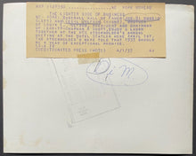 Load image into Gallery viewer, 1957 Type 1 B&W Photo of Joe DiMaggio New York Yankees Baseball MLB Vintage