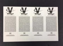 Load image into Gallery viewer, 2000-2001 Toronto Raptors NBA Basketball Phantom Finals Tickets Home Game Sheet