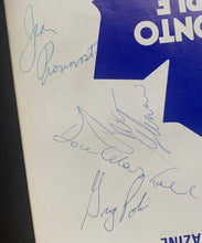 Load image into Gallery viewer, 1971/72 Toronto Maple Leafs Signed x12 Program Horton Sittler NHL HOF LOA VTG