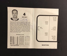Load image into Gallery viewer, 1964 Carl Brewer + Red Kelly Two Side Autographed Hockey Pro Record Sheet NHL