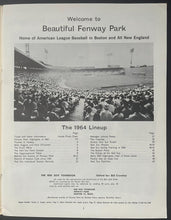 Load image into Gallery viewer, 1964 MLB Baseball Boston Red Sox Official Season Yearbook + Pesky Insert Photo