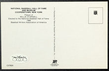 Load image into Gallery viewer, 1988 Willie Stargell Autographed MLB Baseball Signed HOF Plaque Postcard JSA