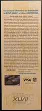Load image into Gallery viewer, 2013 NFL Football Super Bowl XLVII Ticket Baltimore Ravens v San Francisco 49ers