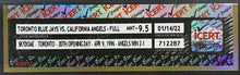 Load image into Gallery viewer, 1996 Toronto Blue Jays Opening Day 20th Anniversary Full Ticket Angels iCert 9.5