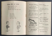 Load image into Gallery viewer, 1913 41st Annual Bobolink Banquet Program Victoria College U of Toronto Canada