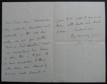 Load image into Gallery viewer, 1902 House Of Commons Letter Written & Signed James Bryce British Viscount