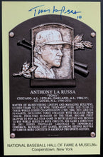 Load image into Gallery viewer, Tony La Russa Signed Hall Of Fame Autographed Postcard Chicago White Sox MLB COA