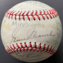 Load image into Gallery viewer, 1977 Minnesota Twins Team Autographed American League Baseball x24 JSA LOA