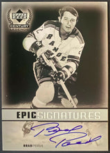 Load image into Gallery viewer, 1999 Upper Deck Century Legends Brad Park Epic Signatures Auto Autograph