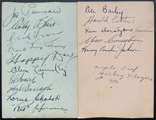Load image into Gallery viewer, 1932/1933 Toronto Maple Leafs Team Signed Autographed Sheets NHL Hockey LOA VTG