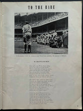Load image into Gallery viewer, 1949 World Series Baseball Program Yankee Stadium NY vs Dodgers Jackie Robinson