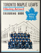 Load image into Gallery viewer, 1964/65 Toronto Maple Leafs Hockey Action Unused Colouring Book NHL Vintage