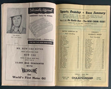 Load image into Gallery viewer, 1954 CNE Stock Car Racing Program Autographed x6 Drivers Cover + Inside Pages