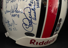 Load image into Gallery viewer, 1996 NFL Pro Football Hall Of Fame Game Signed x20 Riddell Helmet Beckett LOA