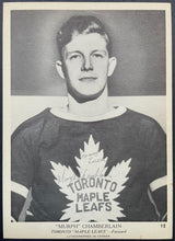 Load image into Gallery viewer, 1939-40 OPC V301-1 Murph Chamberlain Signed Card Toronto Maple Leafs JSA Auto