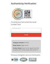 Load image into Gallery viewer, Rogie Vachon Montreal Canadiens Autographed Signed Mini Helmet Authenticated NHL