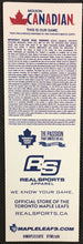 Load image into Gallery viewer, 2013 Hockey Hall Of Fame Hockey Ticket Toronto Maple Leafs Vs New Jersey Devils