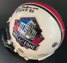 Load image into Gallery viewer, Joe Montana Lee Roy Selmon Y.A. Tittle Autographed Signed Mini Helmet NFL JSA