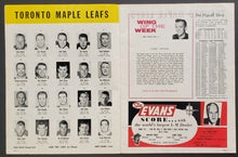 Load image into Gallery viewer, 1964 Olympia Stadium NHL Stanley Cup Finals Game 3 Program Detroit vs Toronto