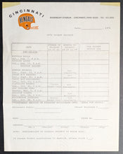 Load image into Gallery viewer, 1976 Cincinnati Bengals Pocket Schedule + Tickets Order Form + Envelope NFL