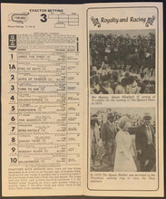 Load image into Gallery viewer, 1977 Queens Plate Horse Racing Program Race Won By Sound Reason Thoroughbred